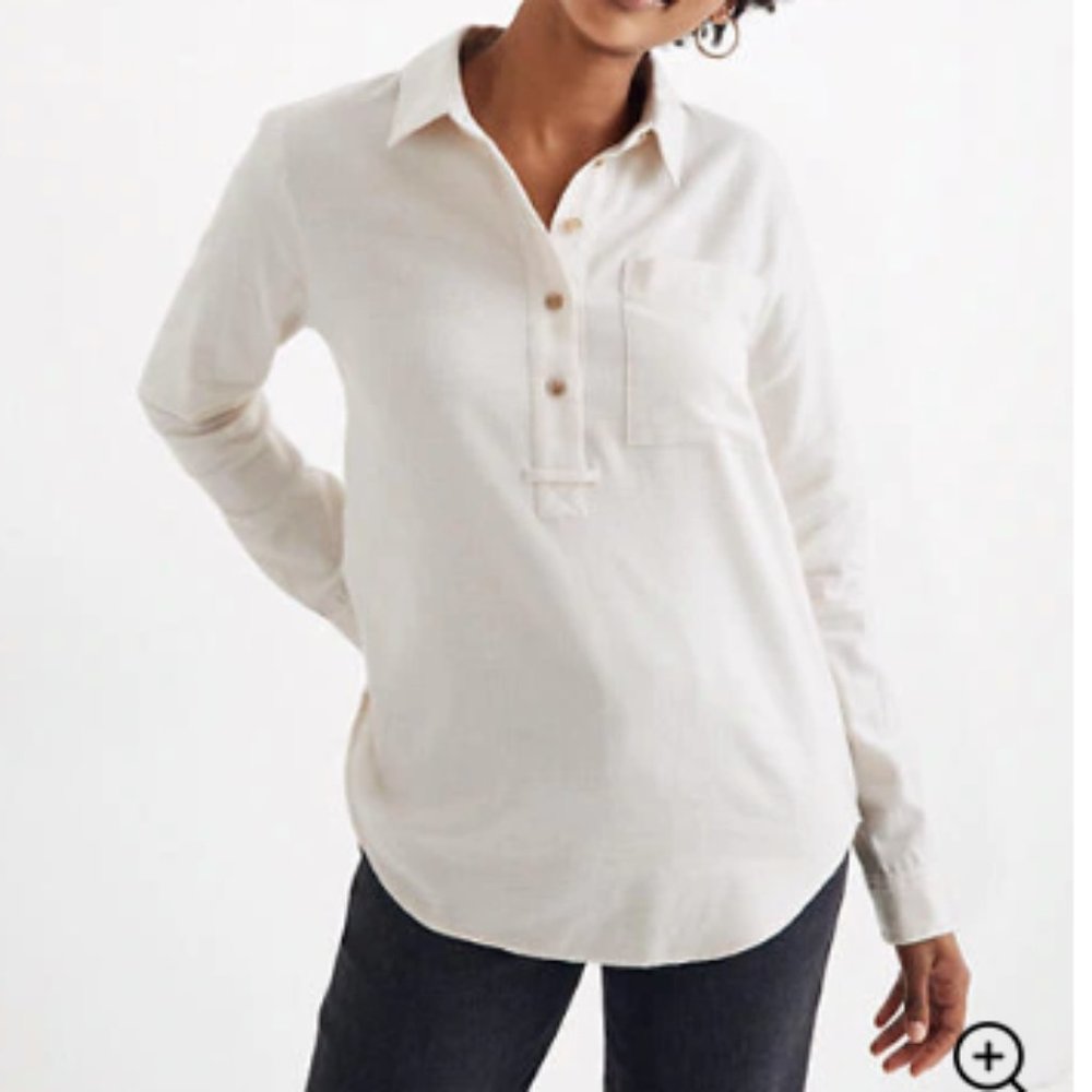 MadewellFlannel Classic Ex-Boyfriend Popover Shirt